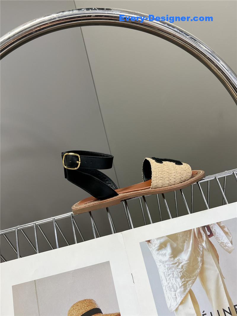 Ce1i*e logo flat sandals