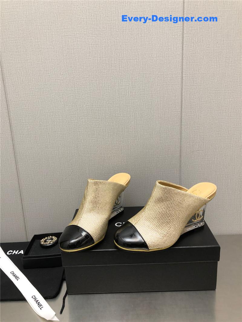 CC counter catwalk platform slippers