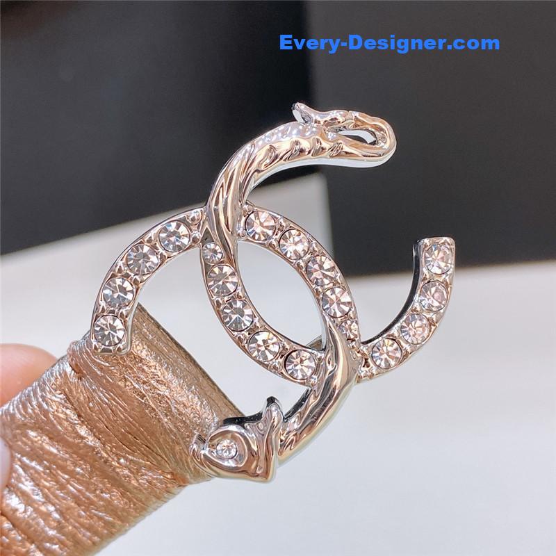 Ch**el calfskin elastic belt