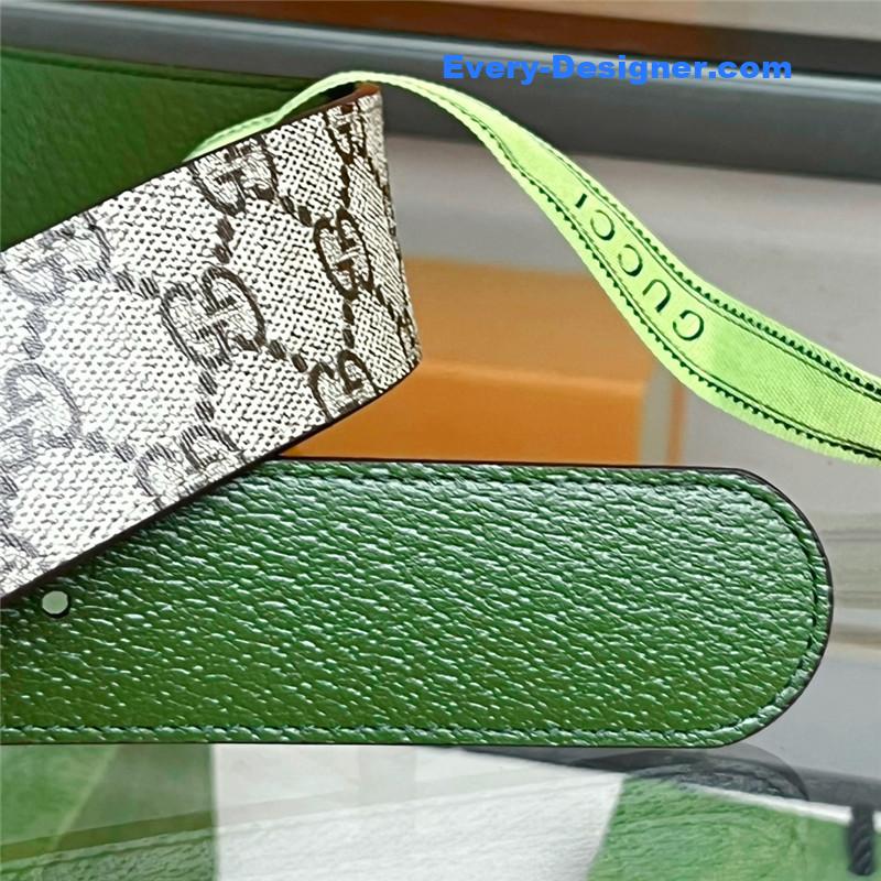 Gvc*1 reversible belt with double g buckle