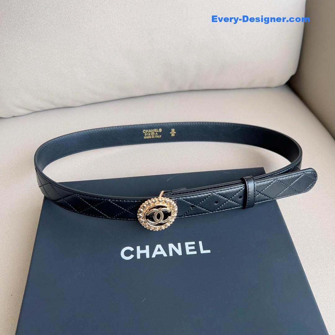 Chanel double c catwalk belt