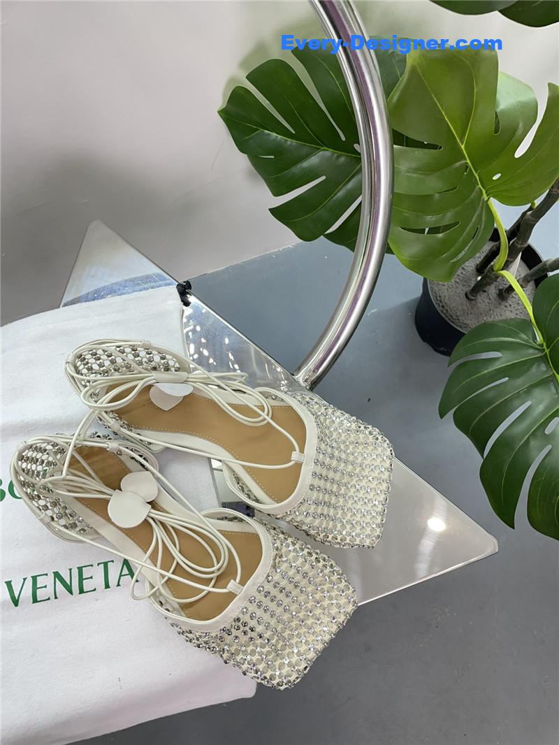 b0tt*ga ven*ta new mesh D1am0nd roman series sandals