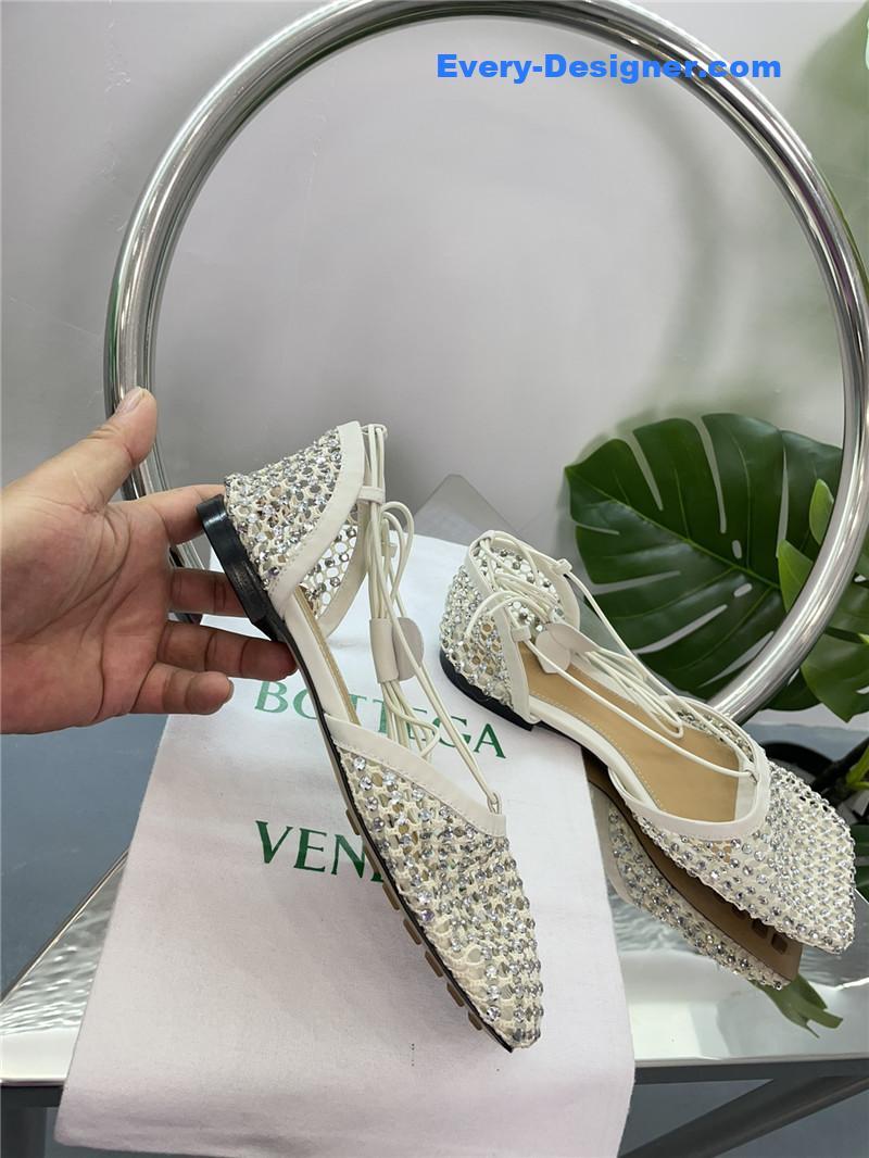 b0tt*ga ven*ta new mesh D1am0nd roman series sandals