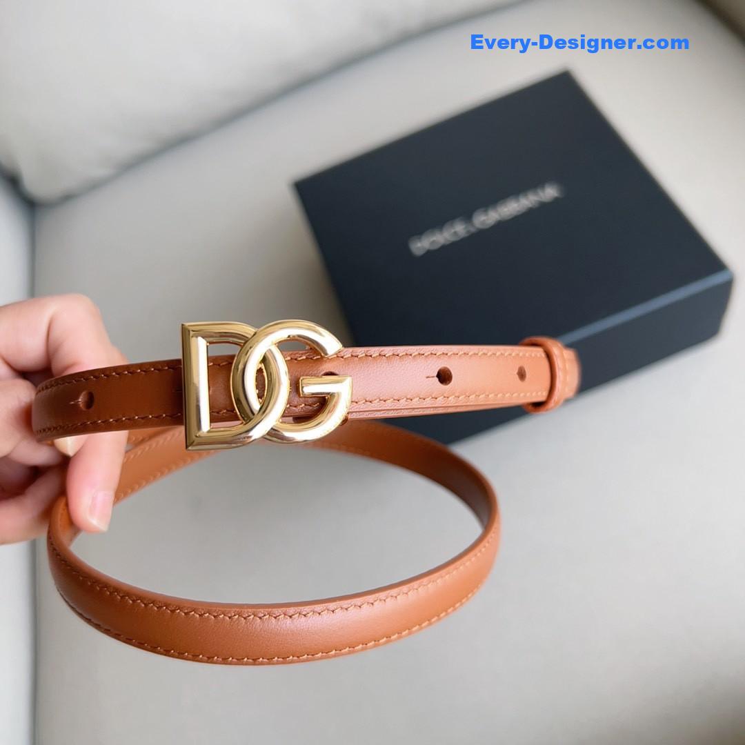 Dolce & Gabbana d&g Antique Gold Gancini Buckle Belt