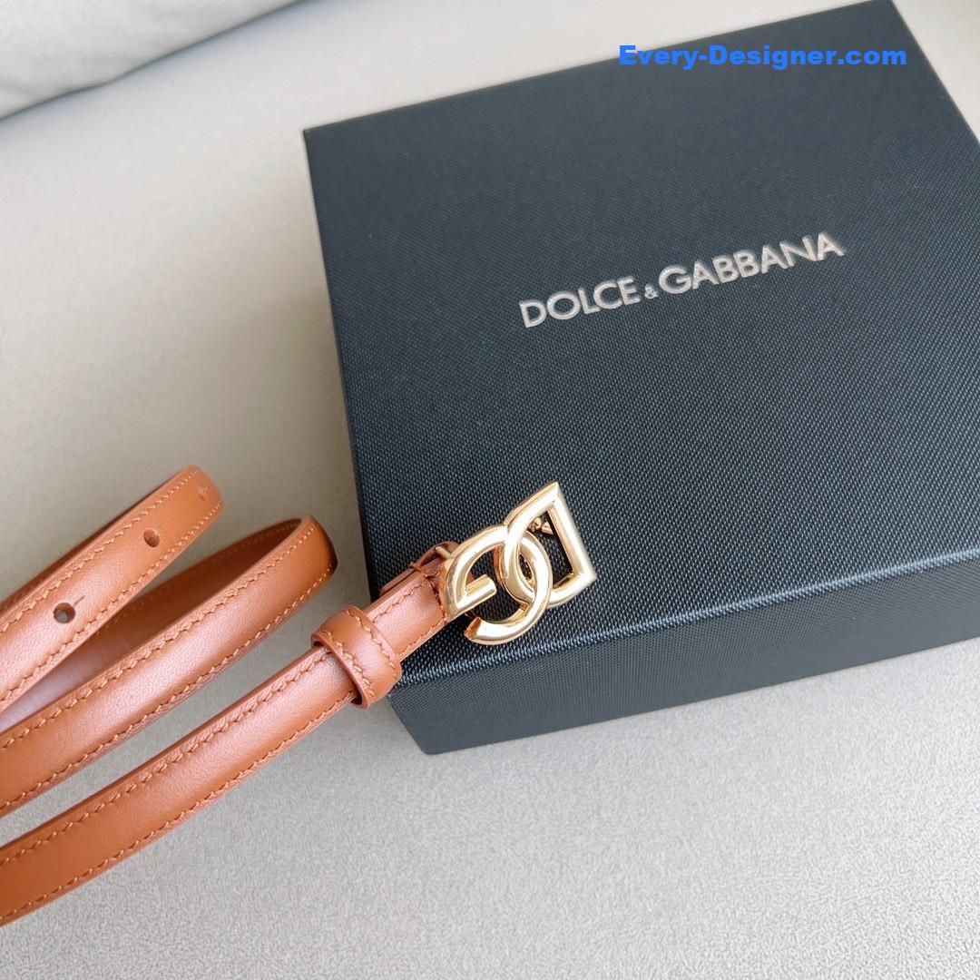 Dolce & Gabbana d&g Antique Gold Gancini Buckle Belt