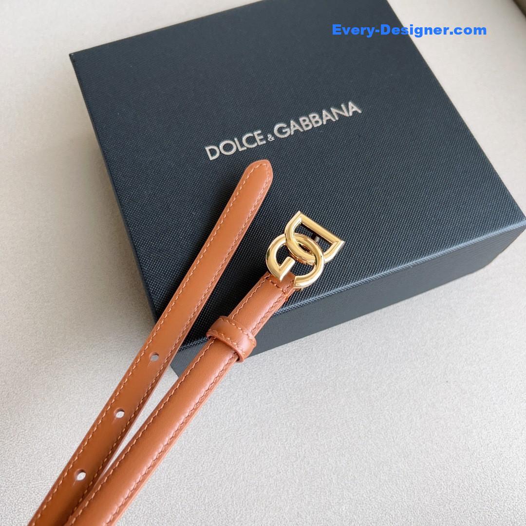 Dolce & Gabbana d&g Antique Gold Gancini Buckle Belt