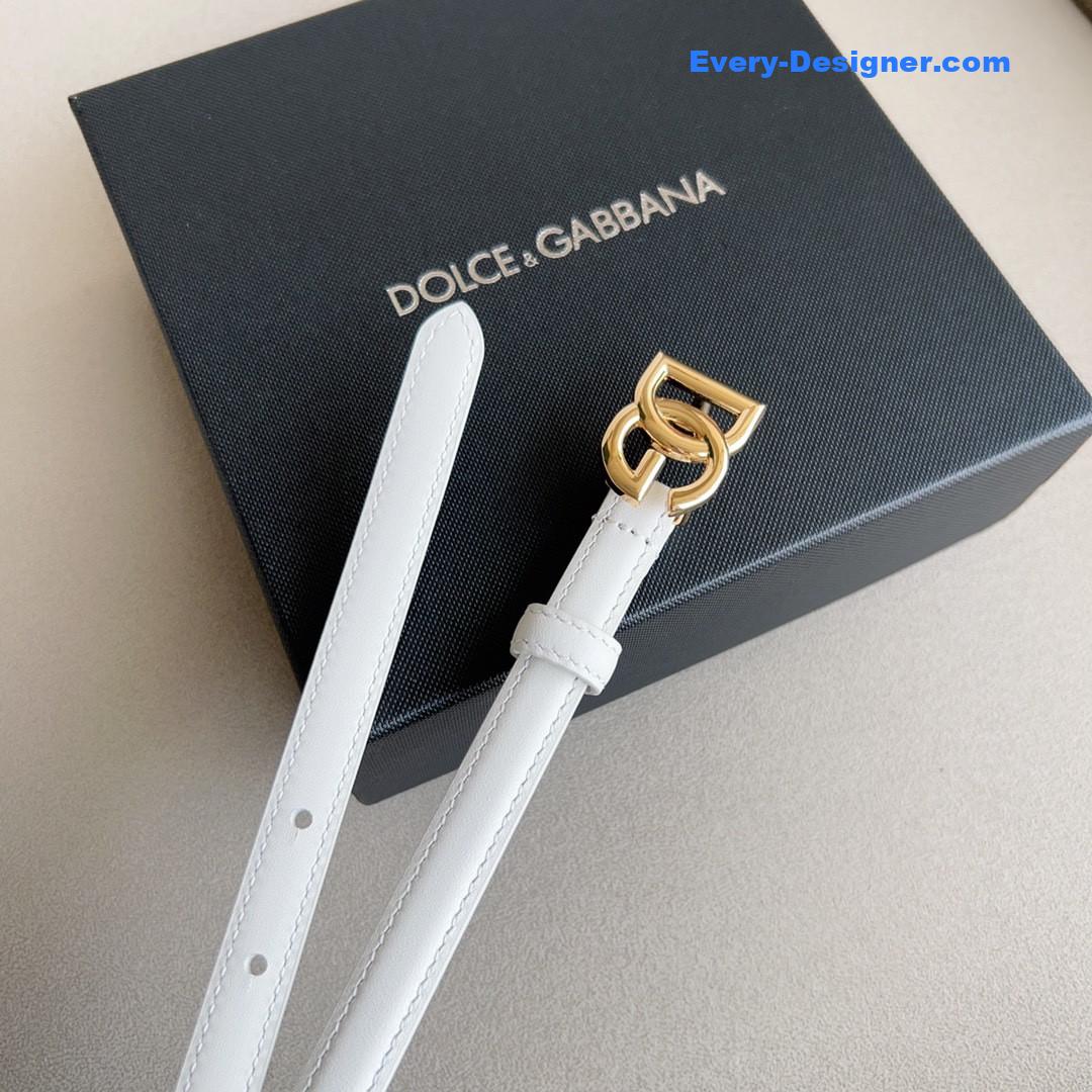 Dolce & Gabbana d&g Antique Gold Gancini Buckle Belt