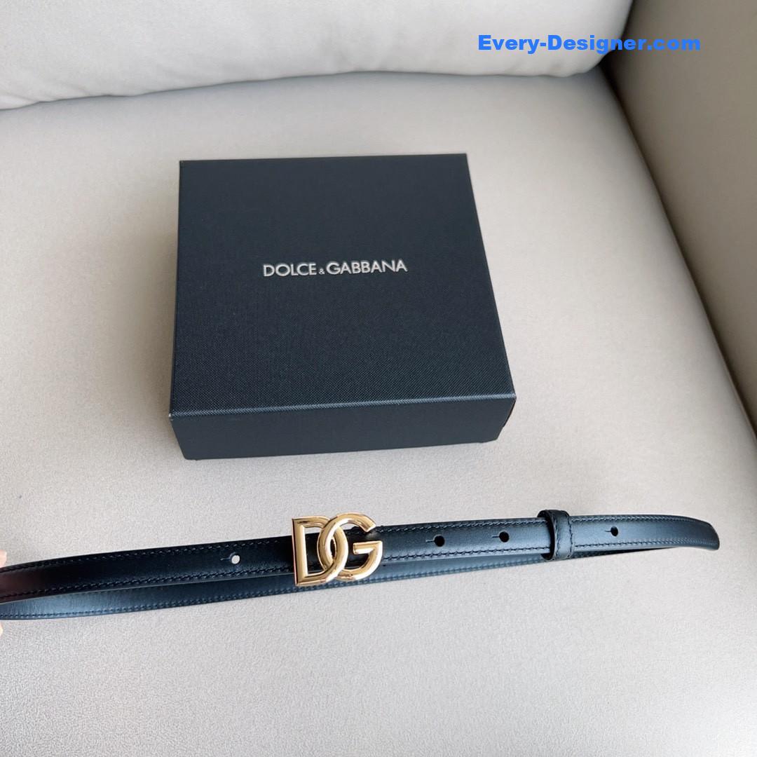 Dolce & Gabbana d&g Antique Gold Gancini Buckle Belt