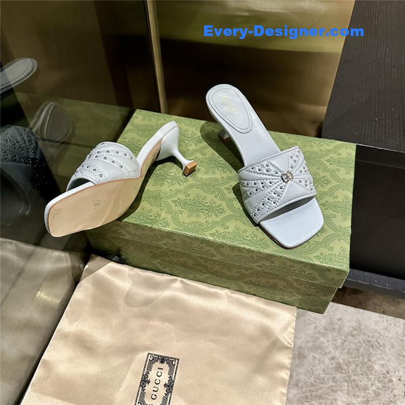 Gvc*1 high heel fish mouth sandals and slippers