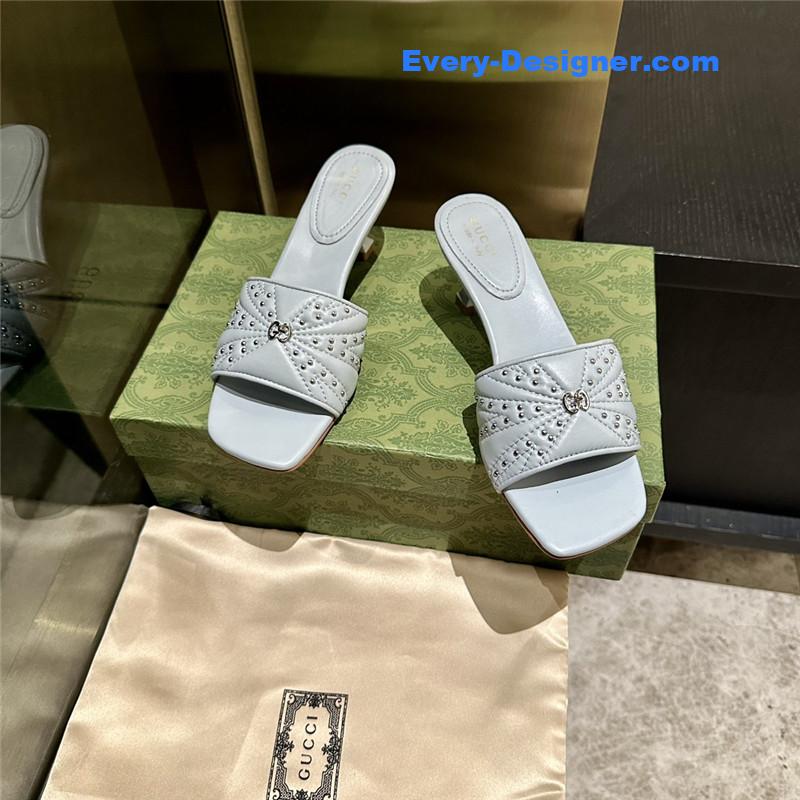 Gvc*1 high heel fish mouth sandals and slippers