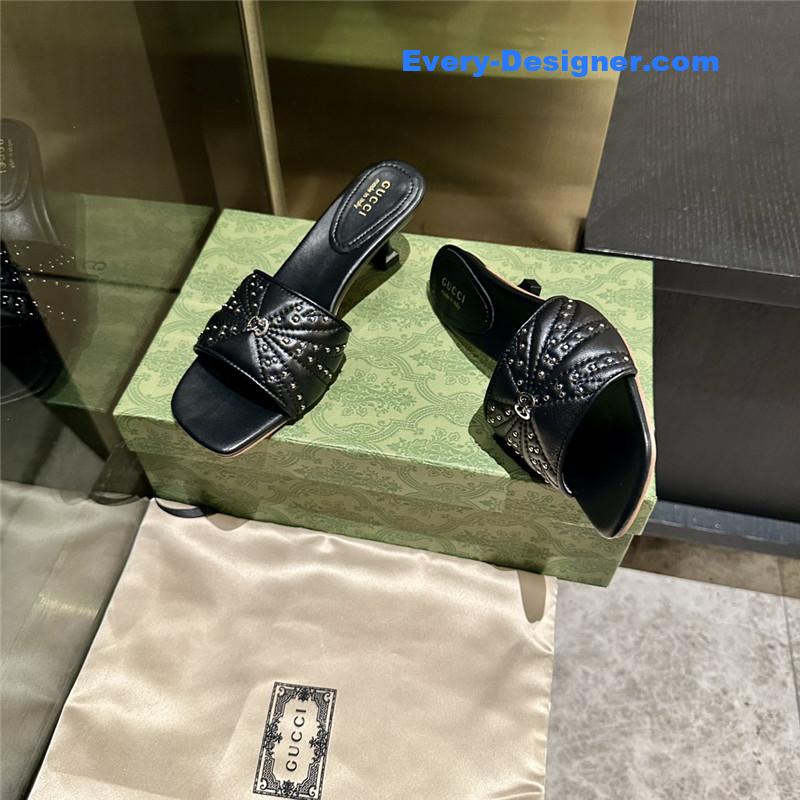 Gvc*1 high heel fish mouth sandals and slippers