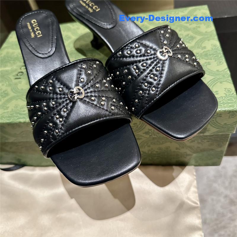 Gvc*1 high heel fish mouth sandals and slippers