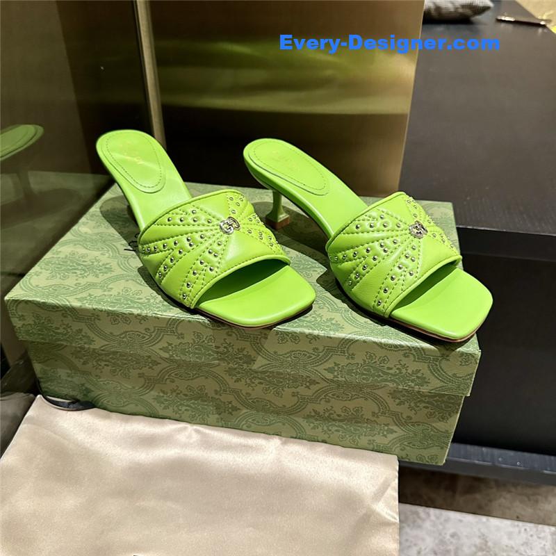 Gvc*1 high heel fish mouth sandals and slippers