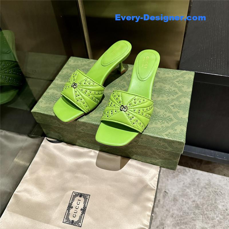 Gvc*1 high heel fish mouth sandals and slippers