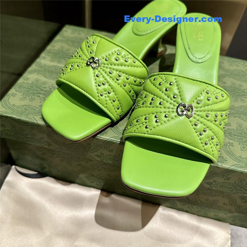 Gvc*1 high heel fish mouth sandals and slippers