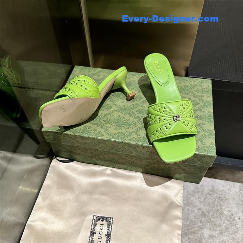 Gvc*1 high heel fish mouth sandals and slippers