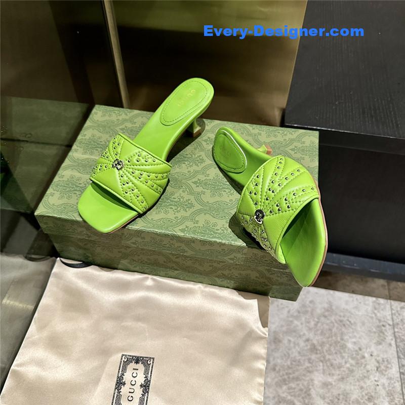 Gvc*1 high heel fish mouth sandals and slippers