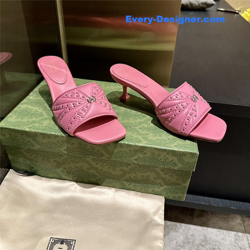 Gvc*1 high heel fish mouth sandals and slippers