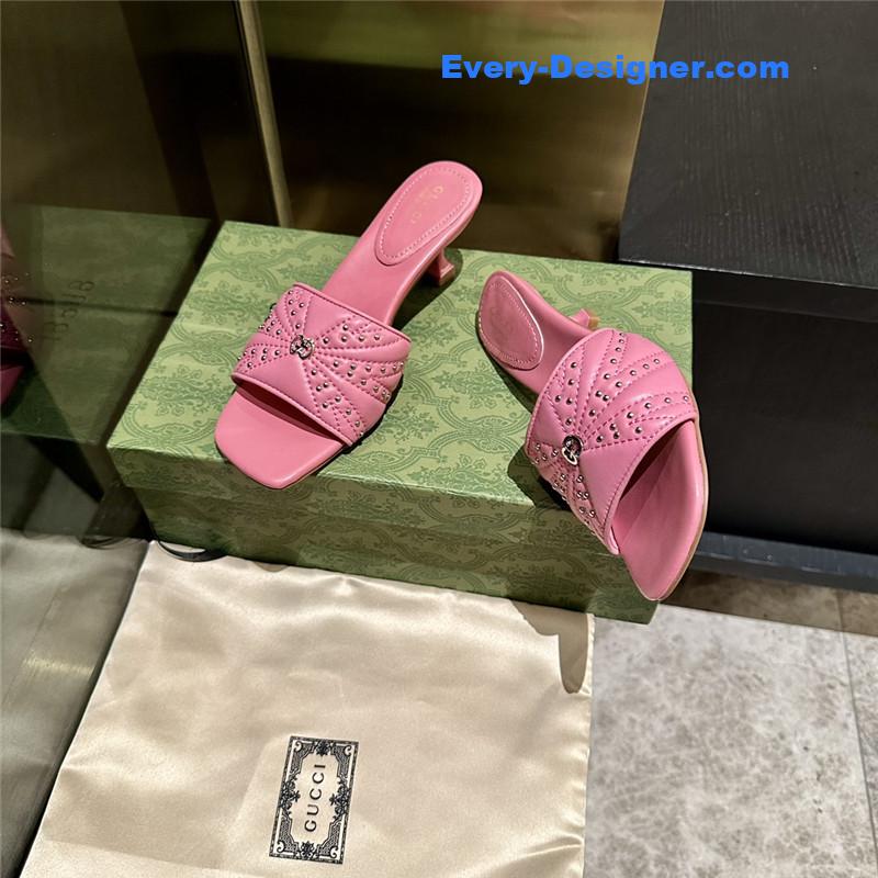 Gvc*1 high heel fish mouth sandals and slippers