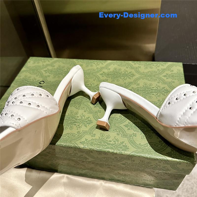 Gvc*1 high heel fish mouth sandals and slippers