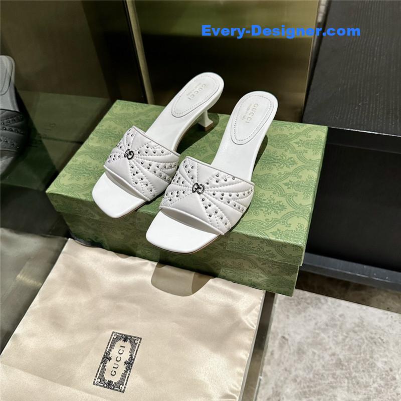 Gvc*1 high heel fish mouth sandals and slippers