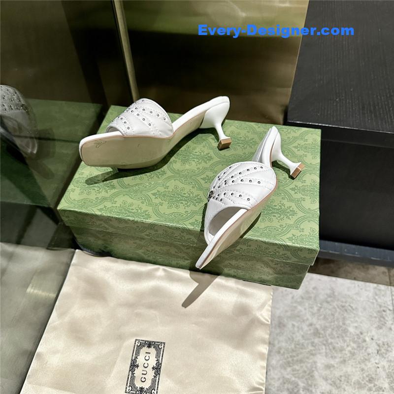 Gvc*1 high heel fish mouth sandals and slippers