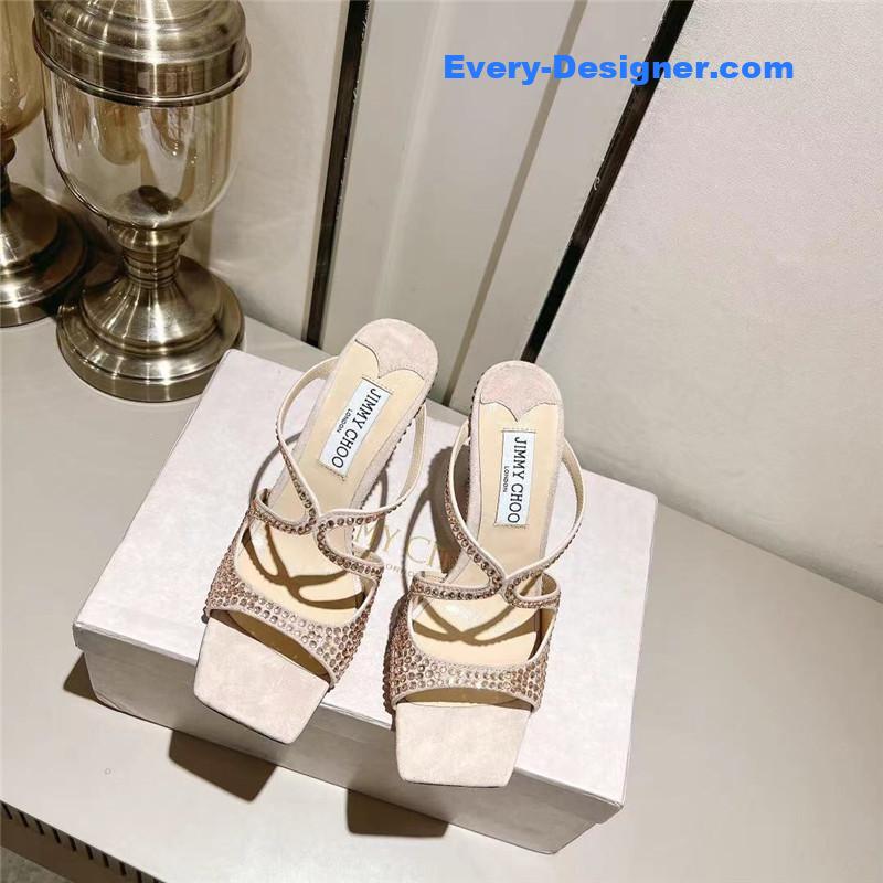 j1m*y ch00 hot D1am0nd series high-heeled sandals