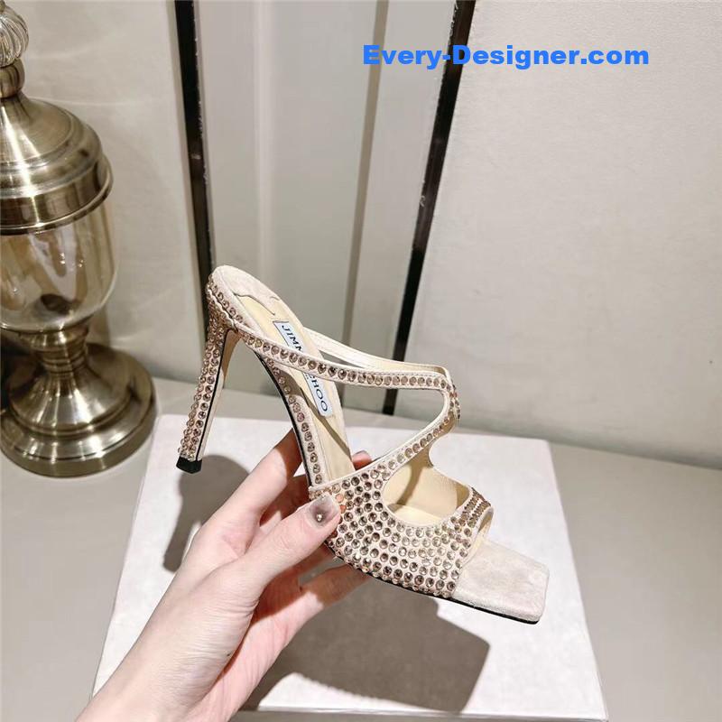 j1m*y ch00 hot D1am0nd series high-heeled sandals