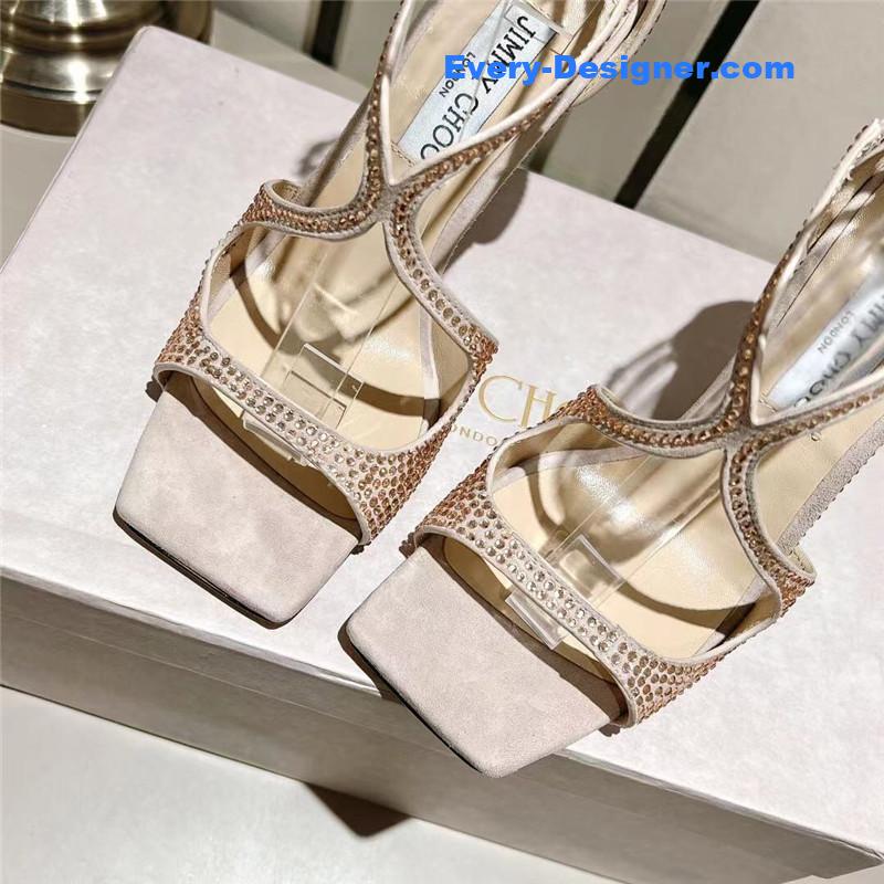 j1m*y ch00 hot D1am0nd series high-heeled sandals