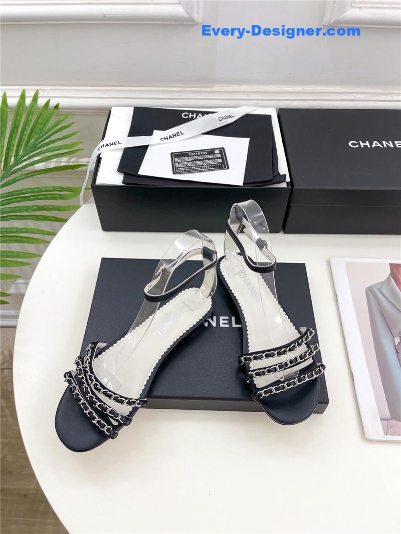 CC counter catwalk style chain sandals