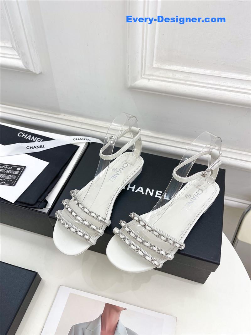 CC counter catwalk style chain sandals