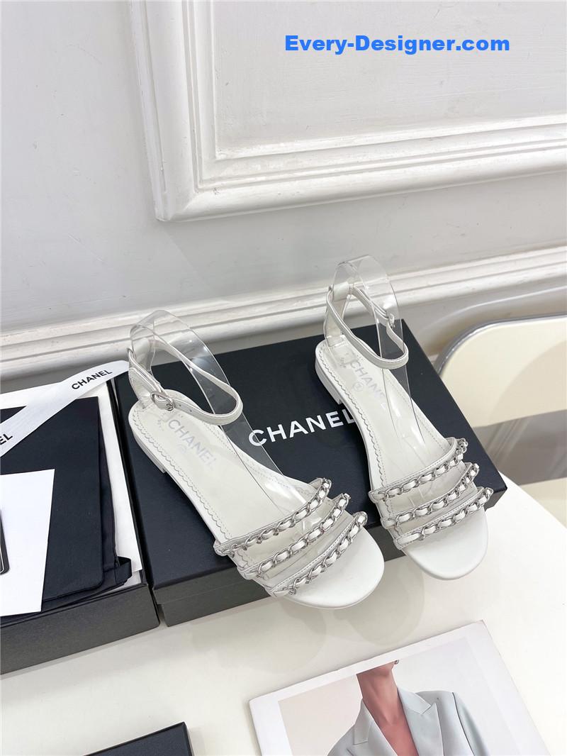 CC counter catwalk style chain sandals
