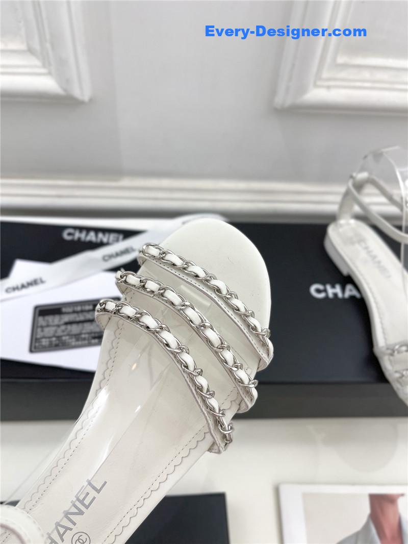 CC counter catwalk style chain sandals