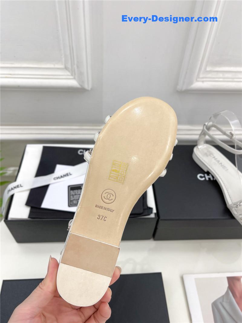 CC counter catwalk style chain sandals