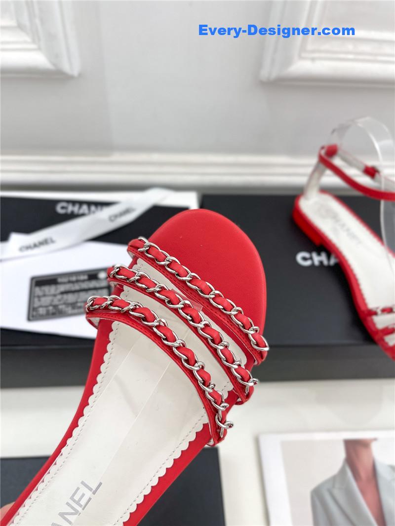 CC counter catwalk style chain sandals