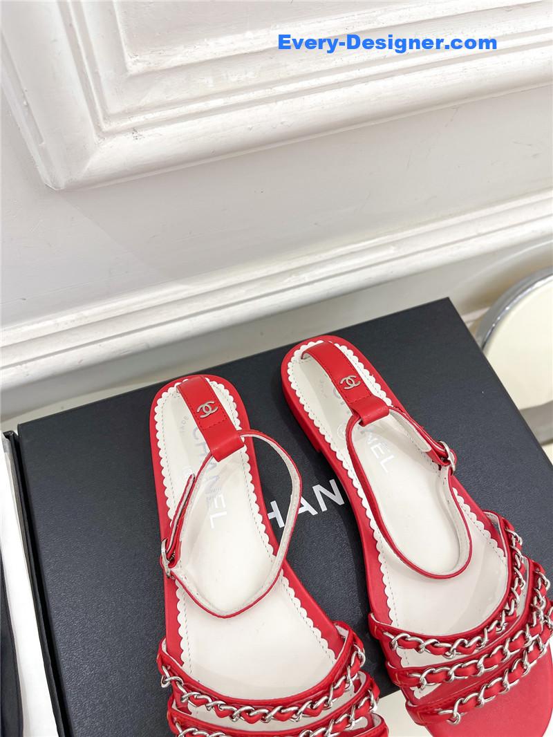CC counter catwalk style chain sandals