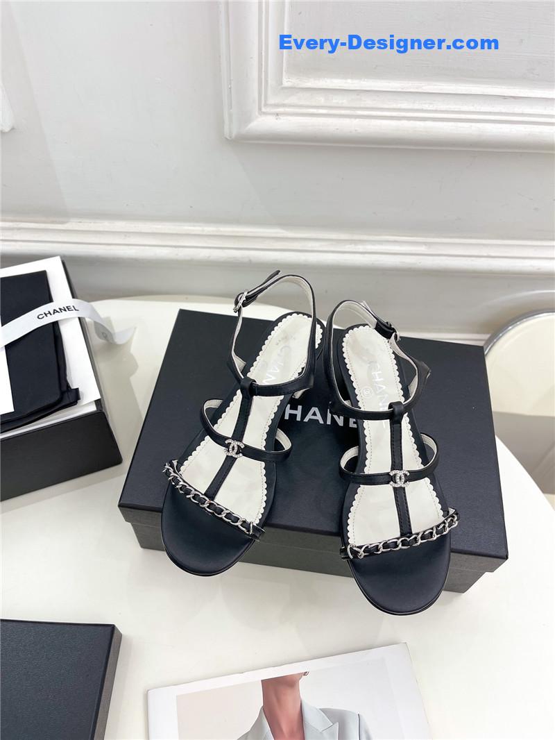 CC counter catwalk style chain sandals