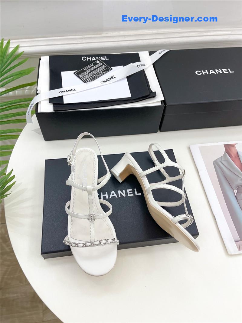 CC counter catwalk style chain sandals