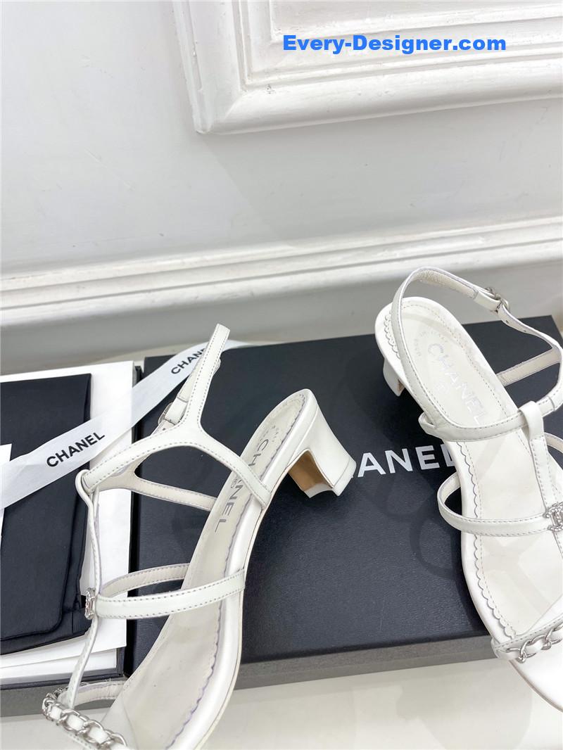 CC counter catwalk style chain sandals