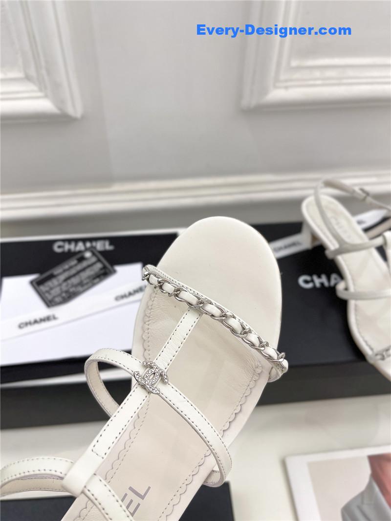CC counter catwalk style chain sandals