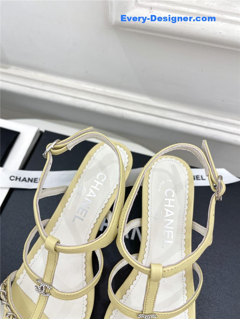 CC counter catwalk style chain sandals