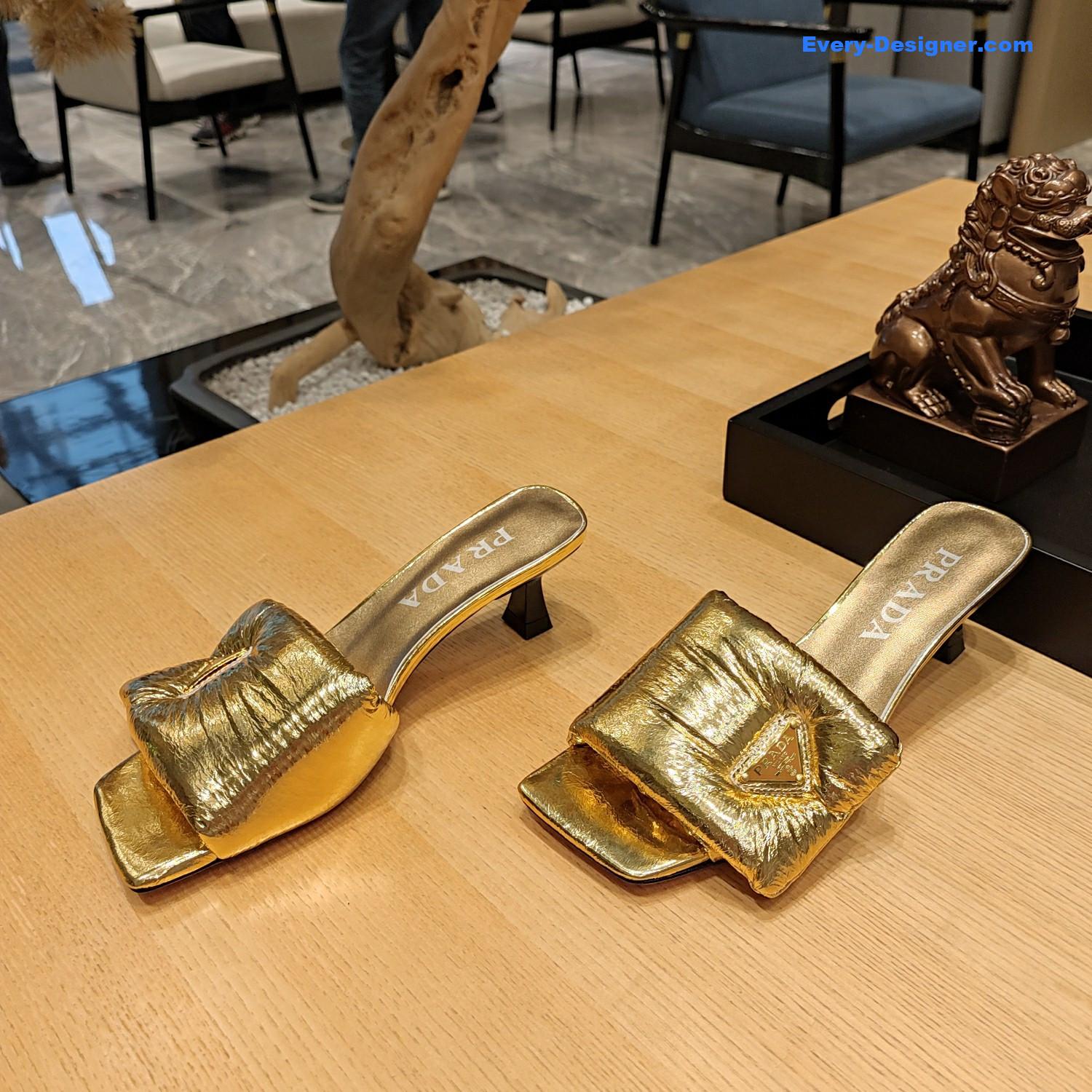 Pra*a macaron series explosive sandals