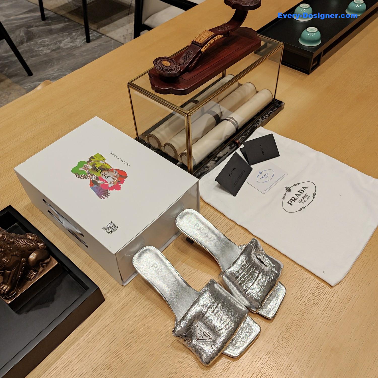 Pra*a macaron series explosive sandals