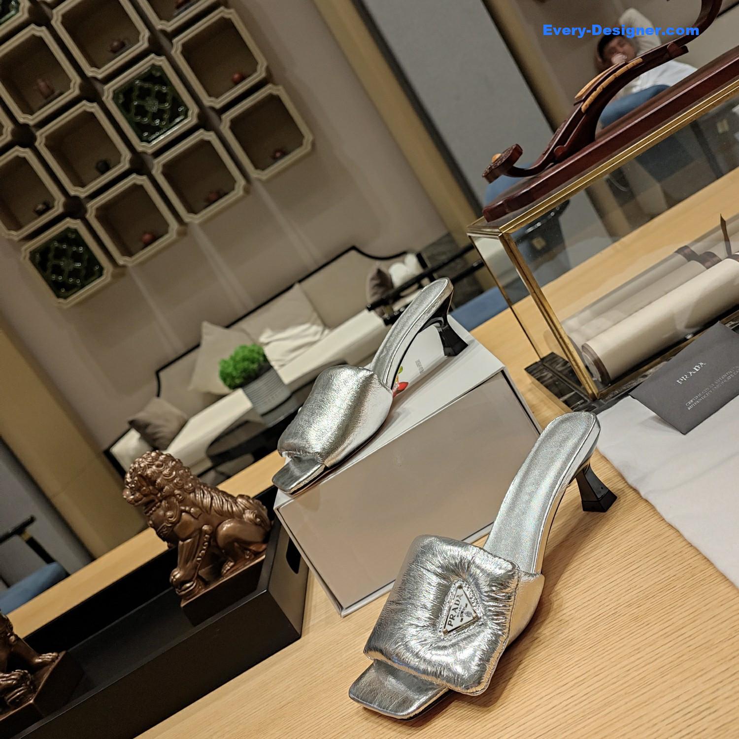 Pra*a macaron series explosive sandals