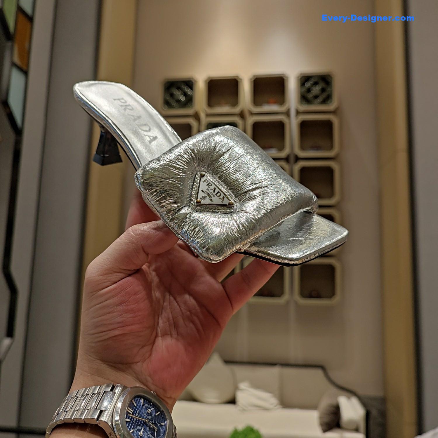 Pra*a macaron series explosive sandals