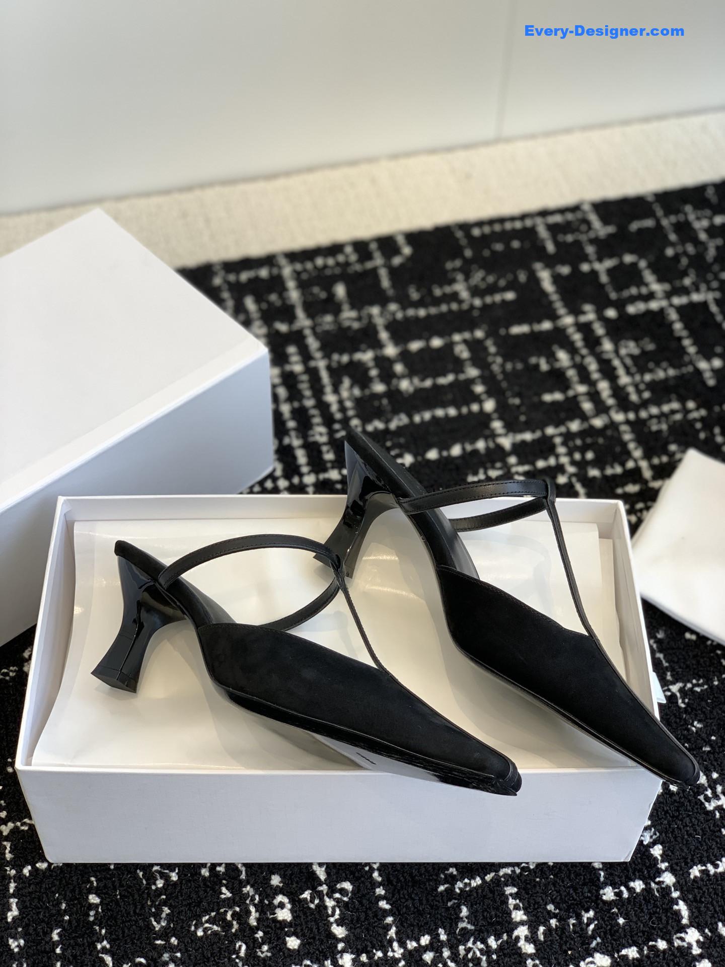 THE ROW T belt cat and muller sandals