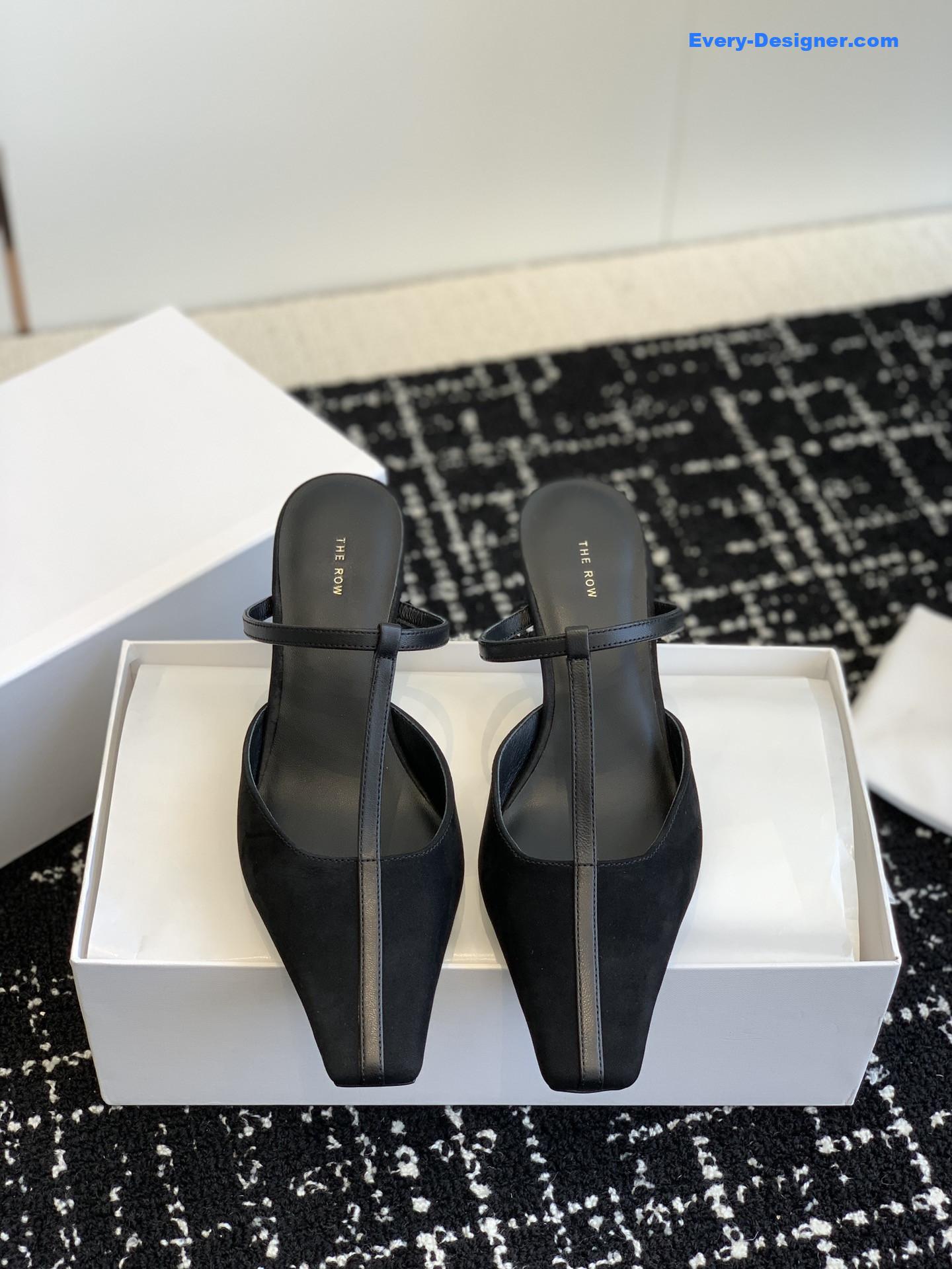 THE ROW T belt cat and muller sandals