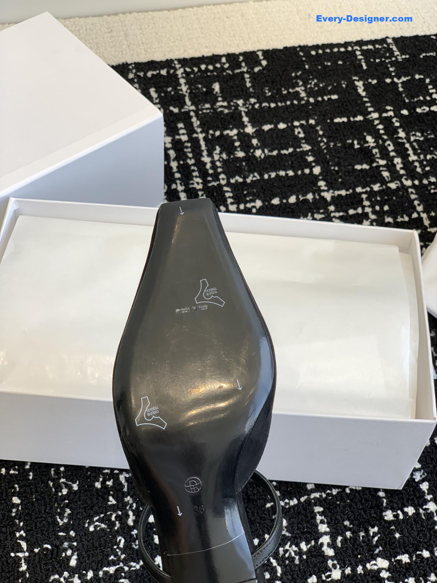 THE ROW T belt cat and muller sandals