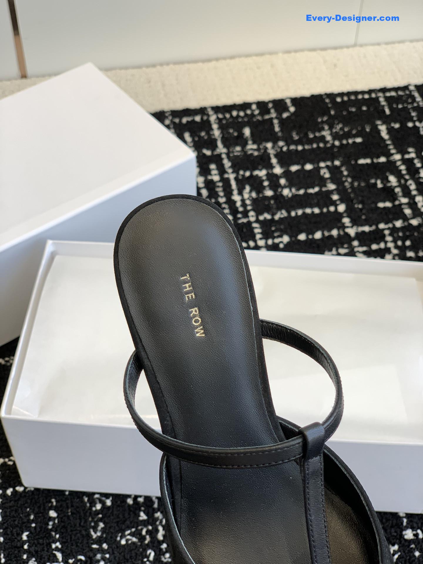 THE ROW T belt cat and muller sandals