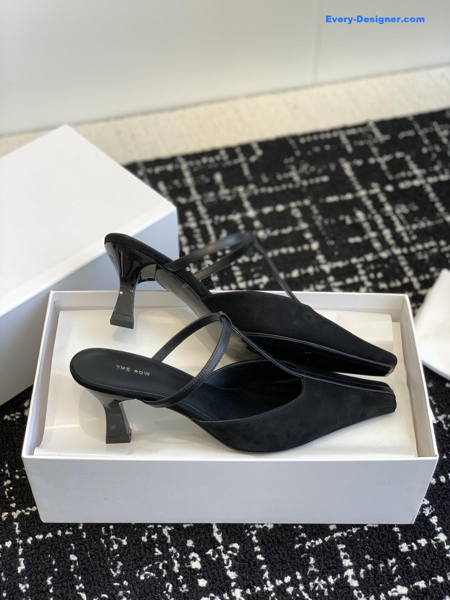 THE ROW T belt cat and muller sandals